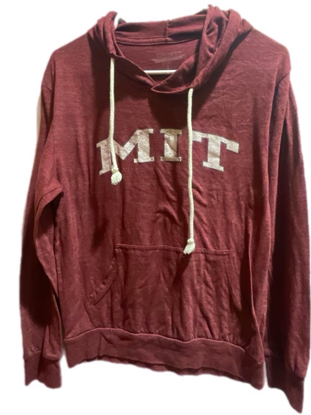 MIT Maroon Pullover Hoodie Sweatshirt - Unisex